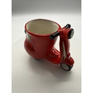 NEW-Italian Vespa 3 Dimensional Red Mug World Market